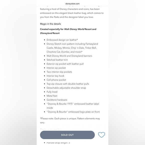 Dooney & Bourke sketch satchel bag - Picture 10 of 11